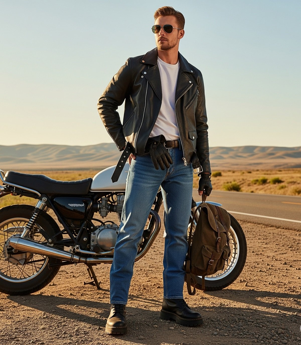 Phối đồ đi phượt với quần jeans