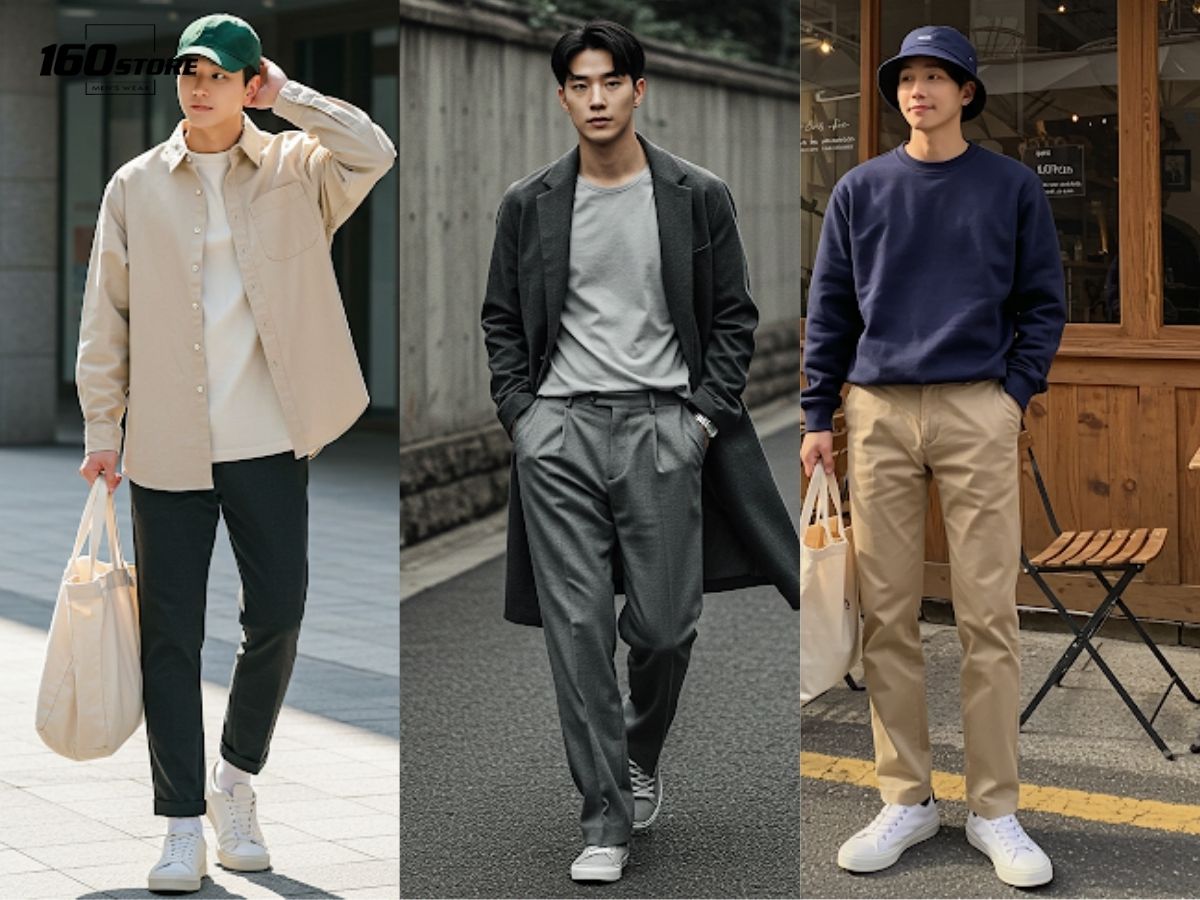 Bí quyết để diện phong cách basic là phối màu quần áo tinh tế