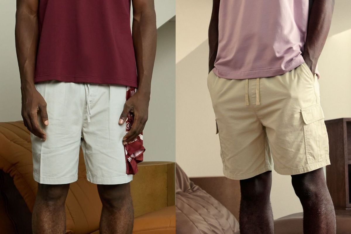 Quần short kaki nam