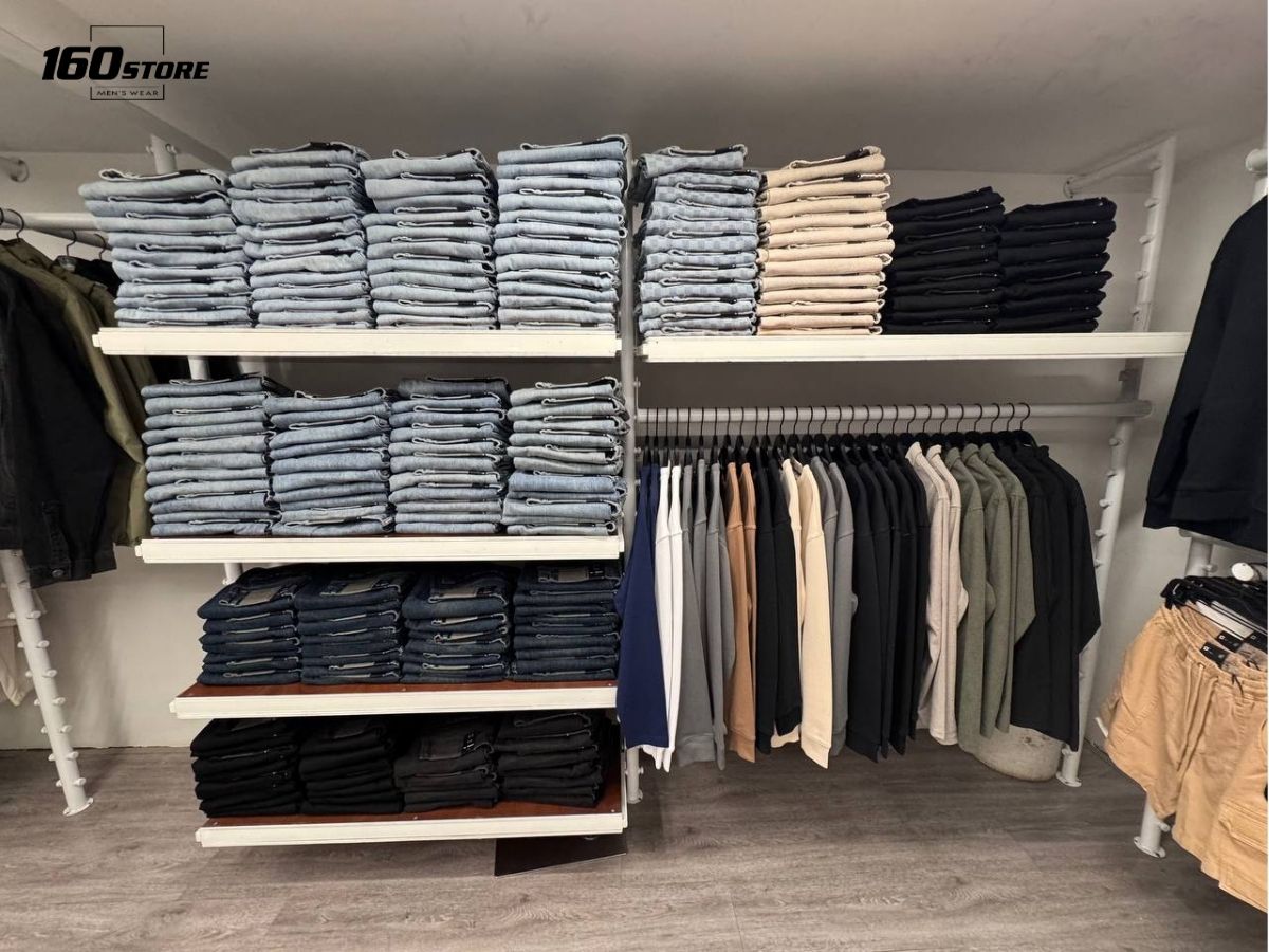 Shop quần jeans ống rộng nam 160STORE