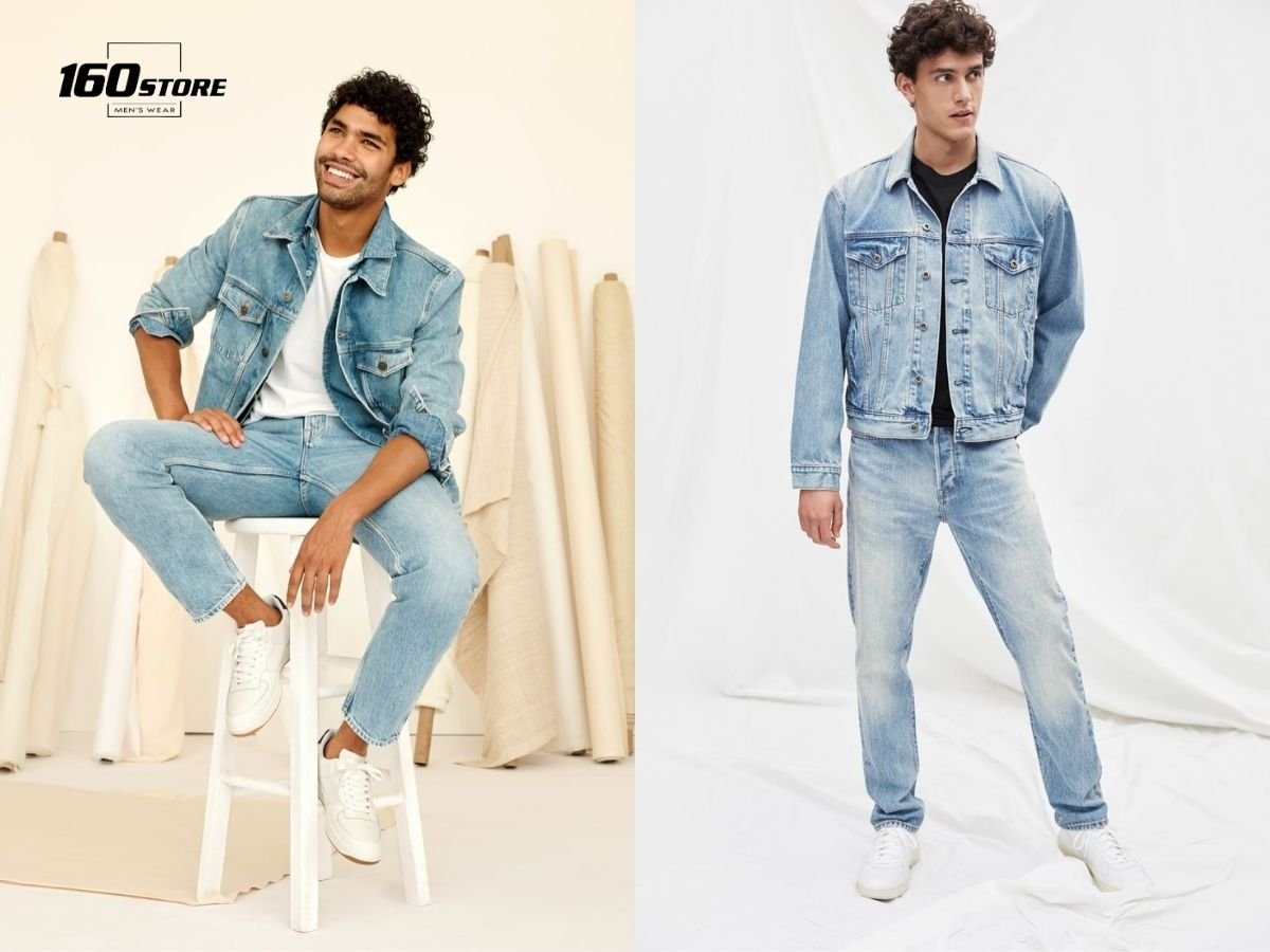 Năng động, cá tính với set đồ denim cho người có da trung tính