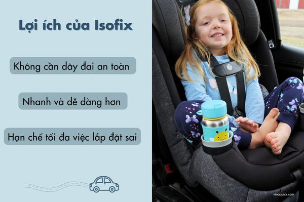 Lợi ích khi ghế ngồi có trang bị ISOFIX