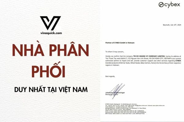 Nhà phân phối độc quyền tại Việt Nam