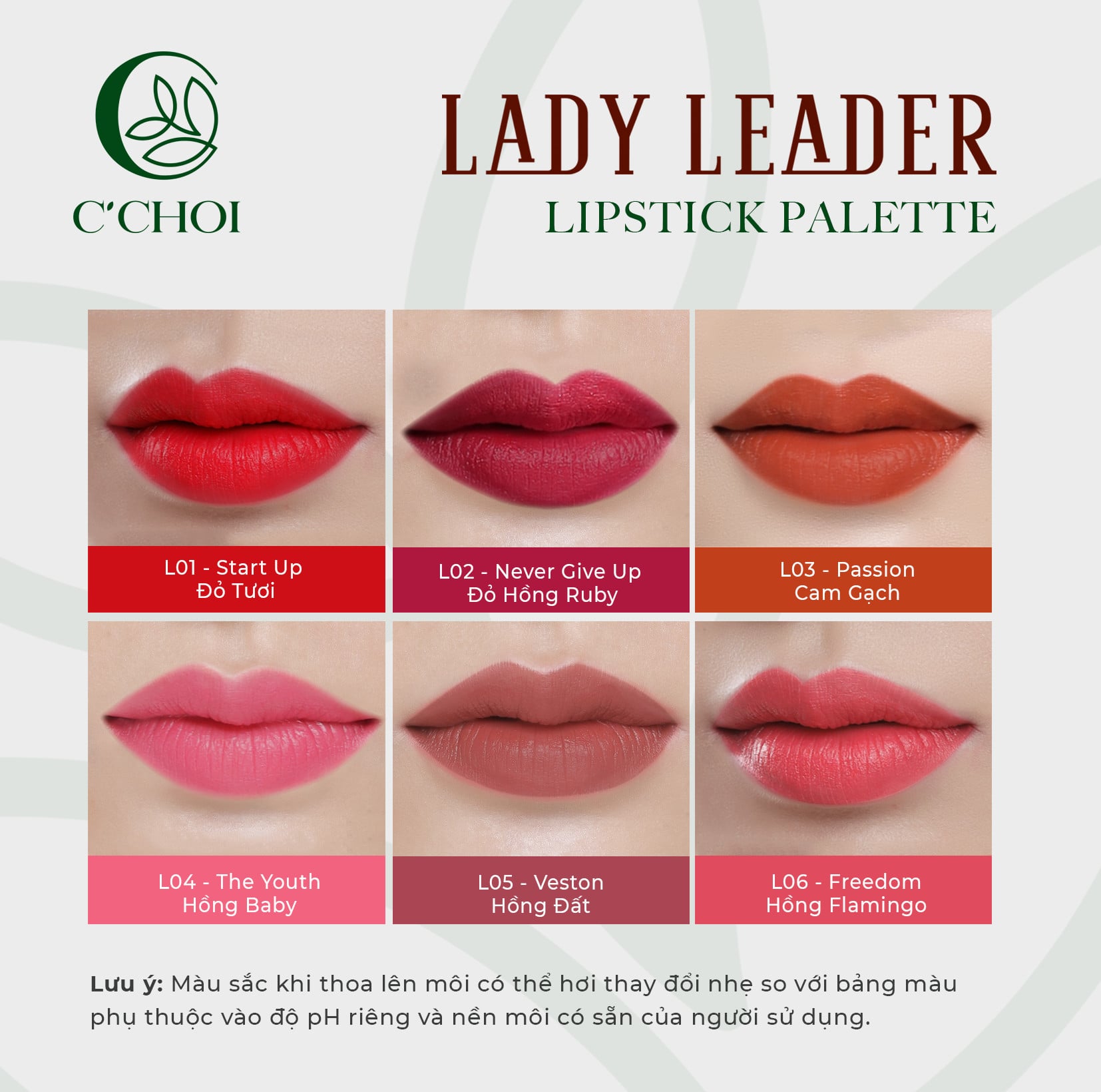 C'CHOI CHÍNH THỨC RA MẮT SON SÁP LADY LEADER