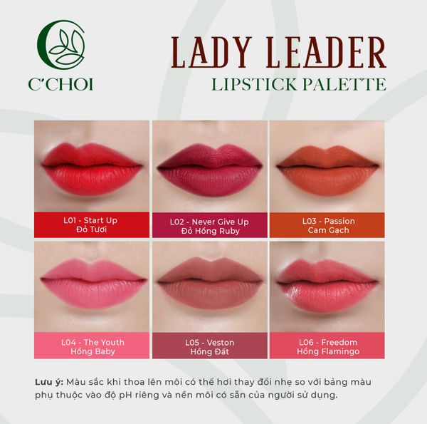 C'CHOI CHÍNH THỨC RA MẮT SON SÁP LADY LEADER