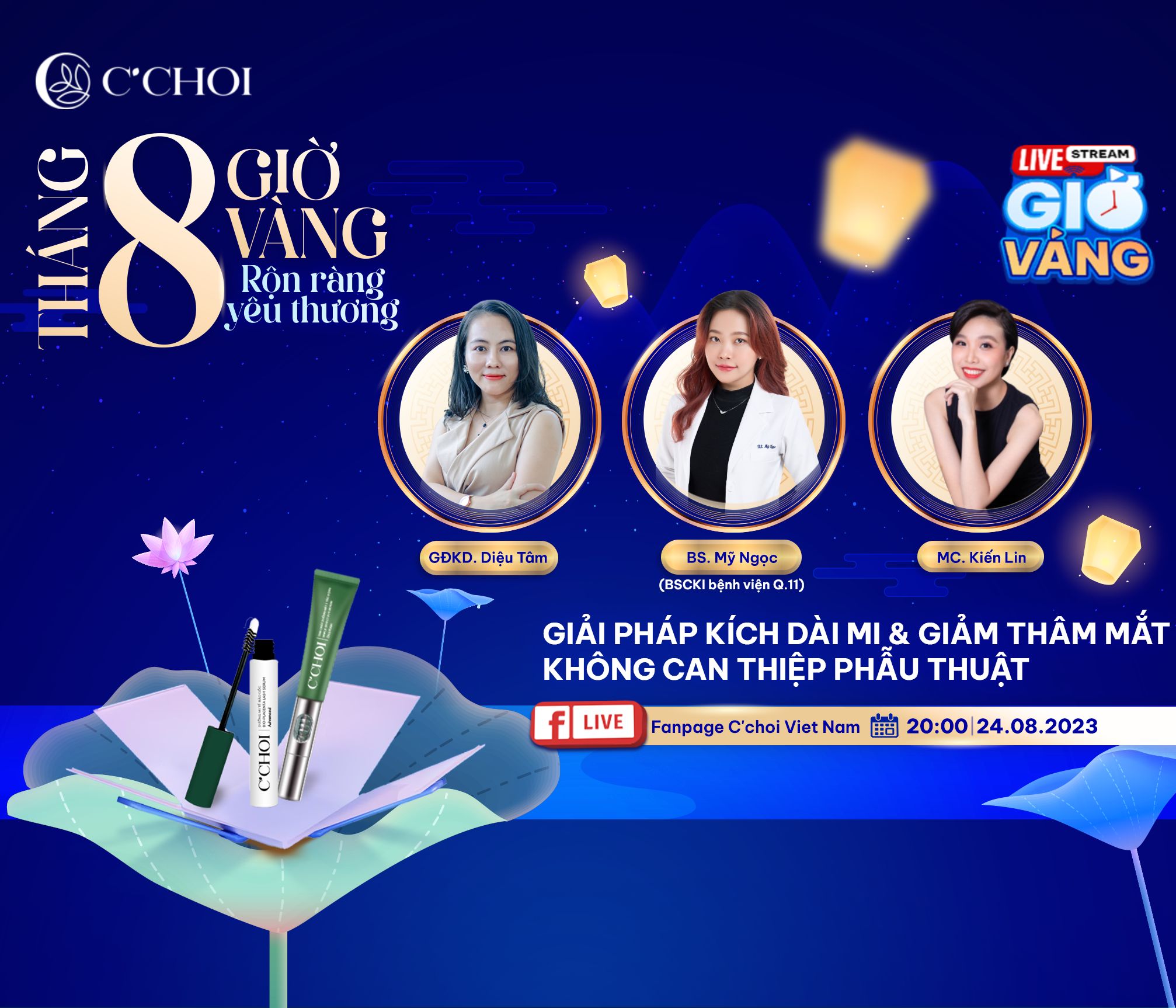 CÙNG C'CHOI & BÁC SĨ DA LIỄU TÌM HIỂU GIẢI PHÁP KÍCH DÀI MI & GIẢM THÂM MẮT KHÔNG CAN THIỆP PHẪU THUẬT!