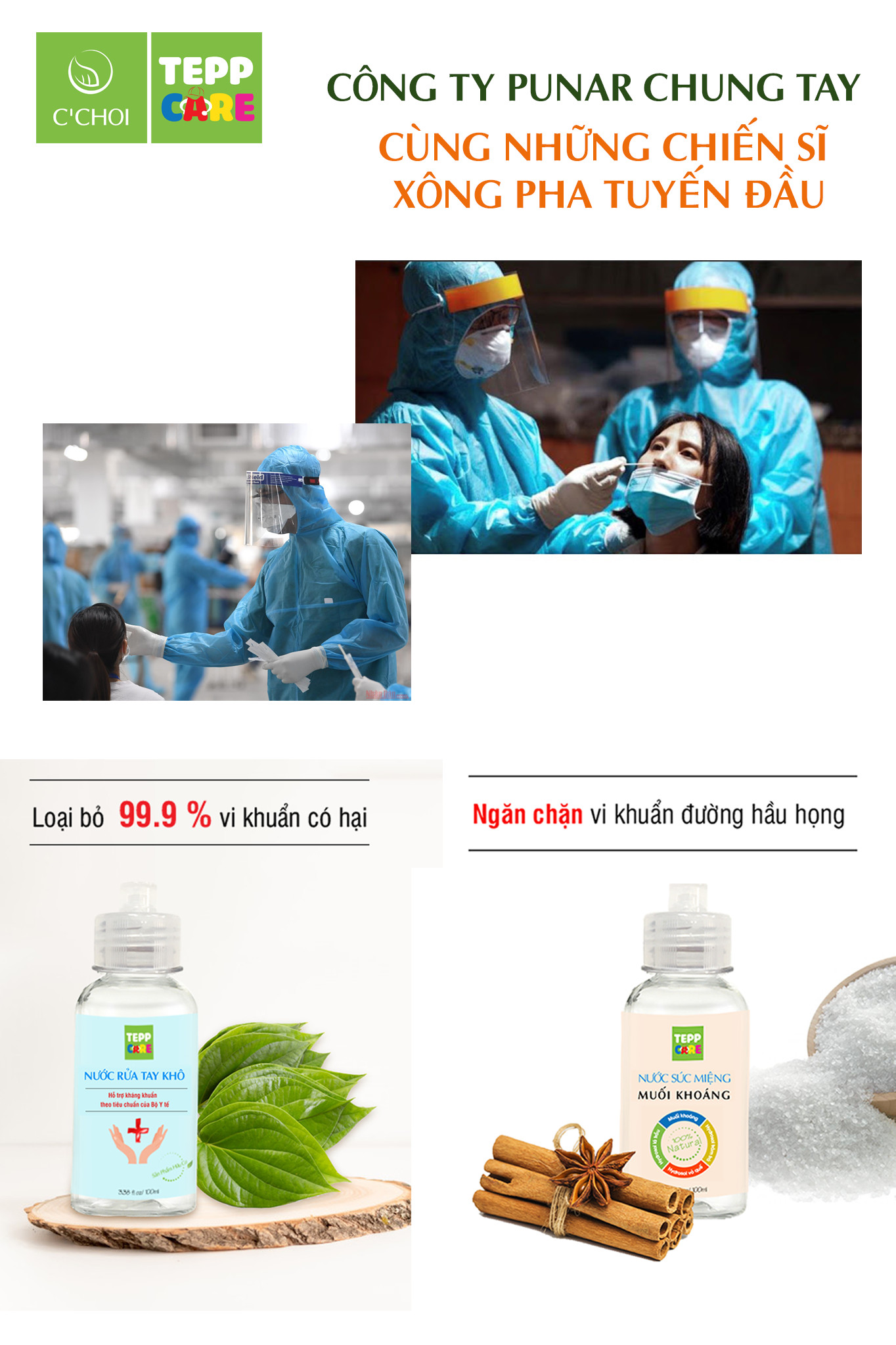 CHUNG TAY CÙNG NHỮNG CHIẾN SĨ XÔNG PHA TUYẾN ĐẦU