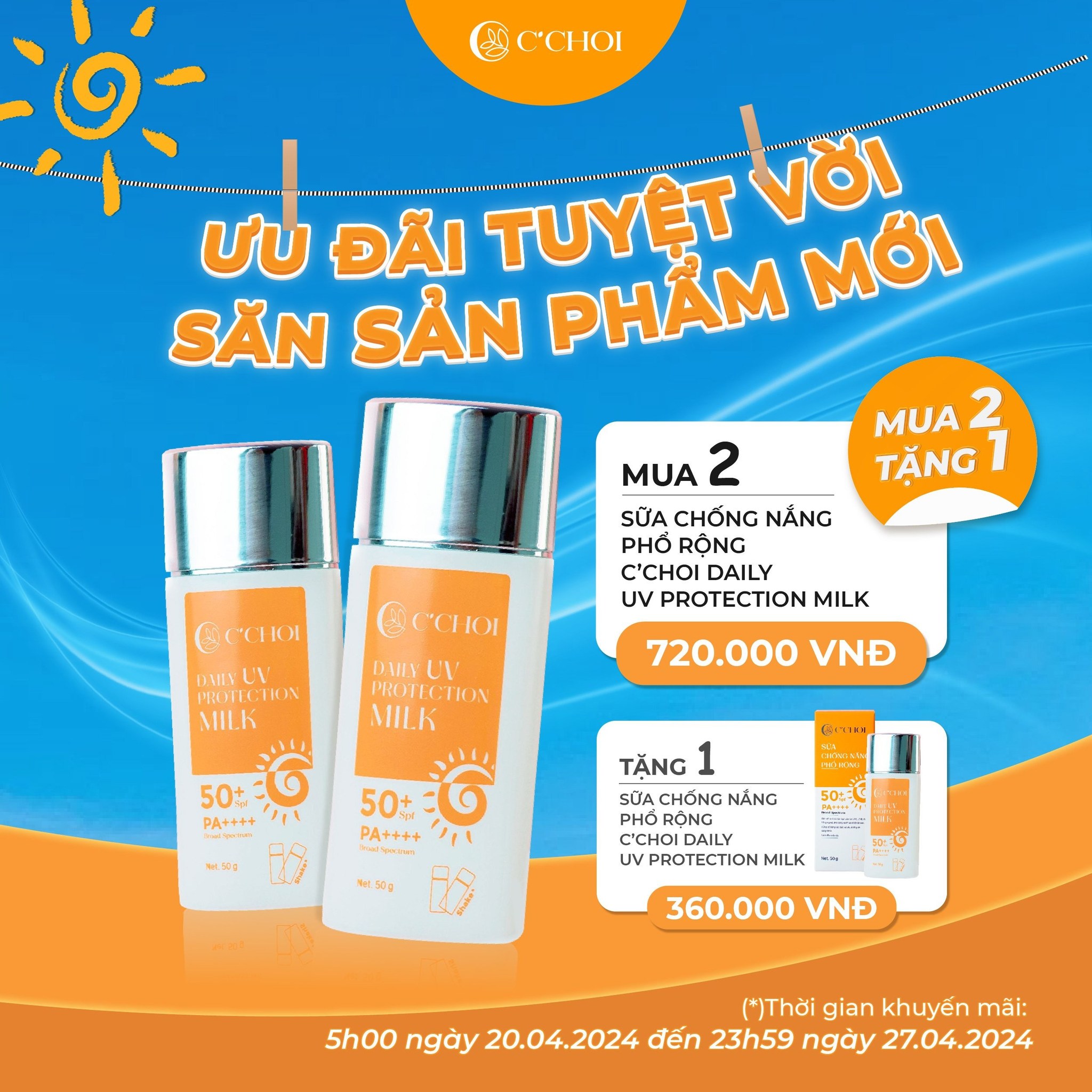 ƯU ĐÃI TUYỆT VỜI SĂN SẢN PHẨM MỚI VỚI GIÁ 0Đ