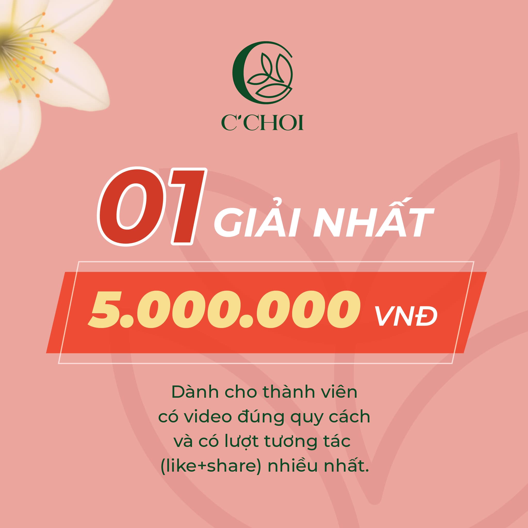 THỬ THÁCH 7 NGÀY RẠNG RỠ CÙNG C’CHOI - NHẬN QUÀ SIÊU KHỦNG