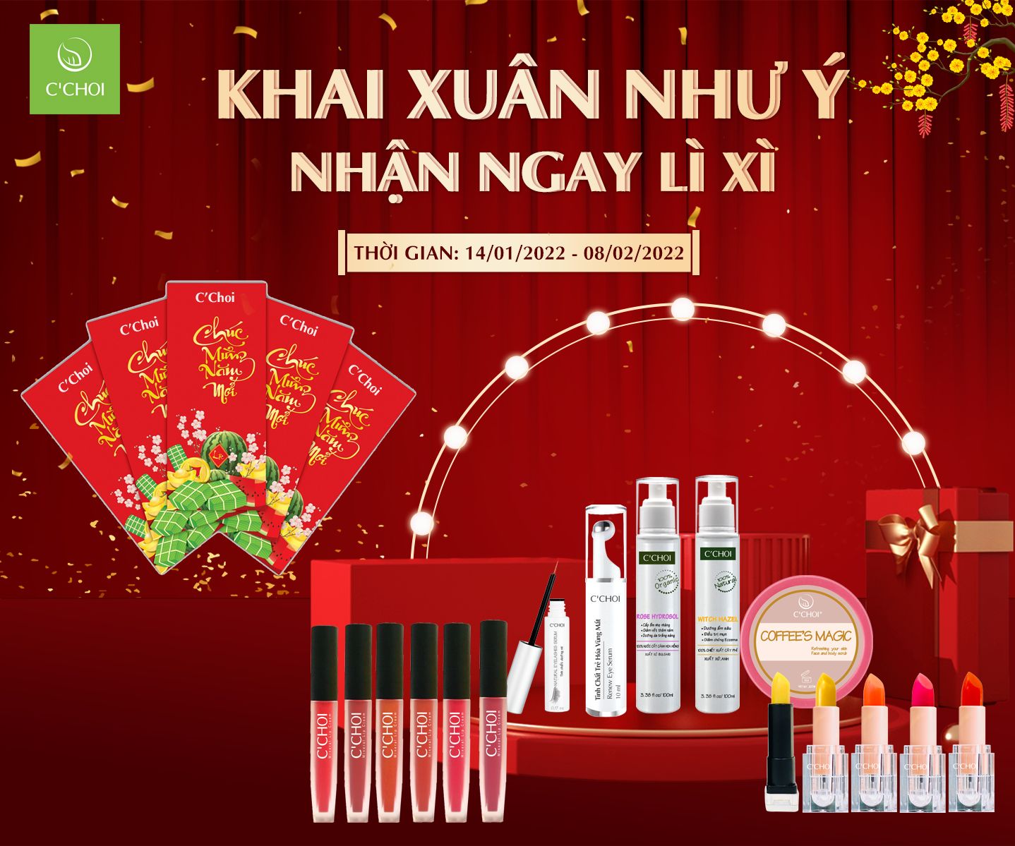 KHAI XUÂN NHƯ Ý – NHẬN NGAY LÌ XÌ