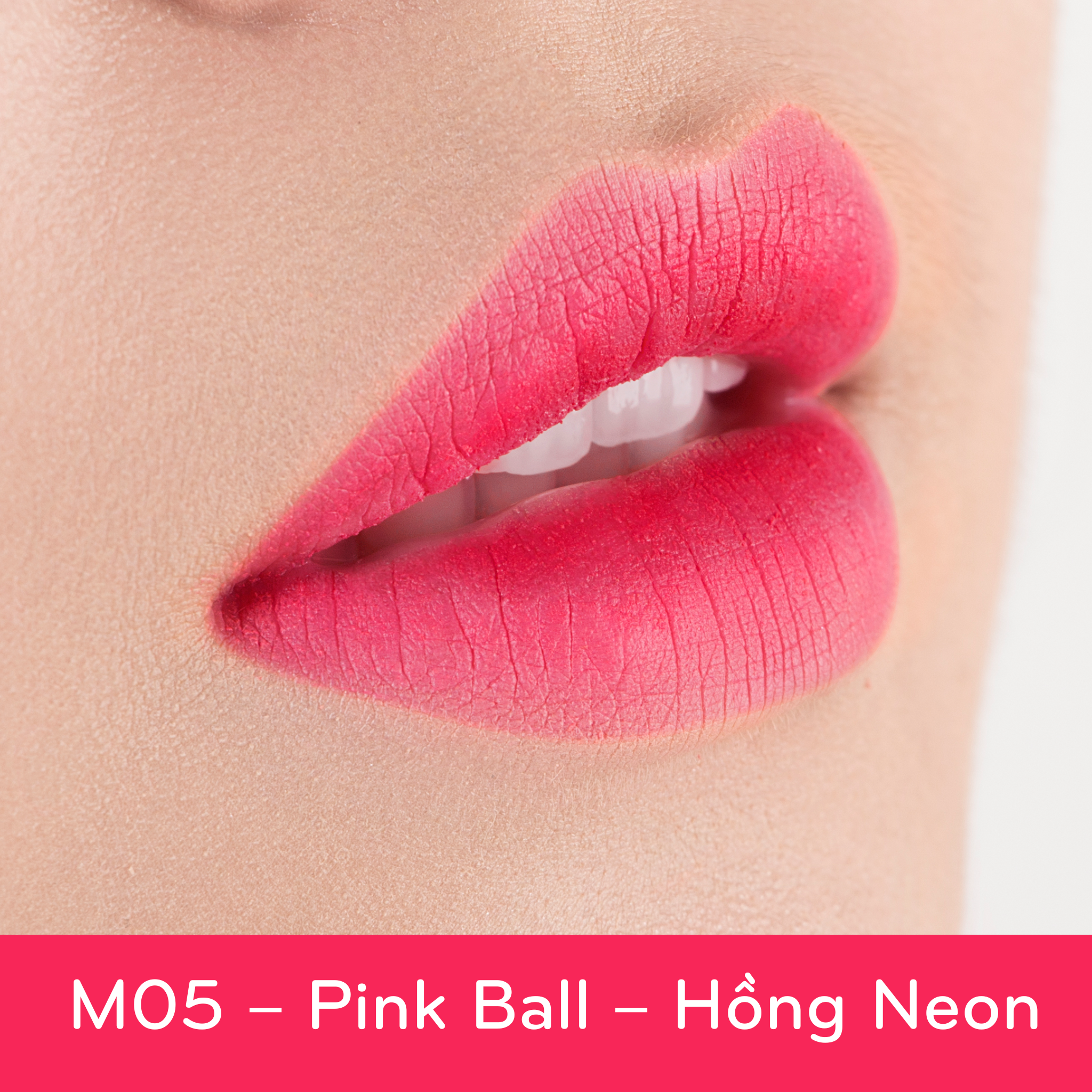 Son kem Khoáng C'Choi - M05 - Pink Ball - Cô Nàng Ngọt Ngào