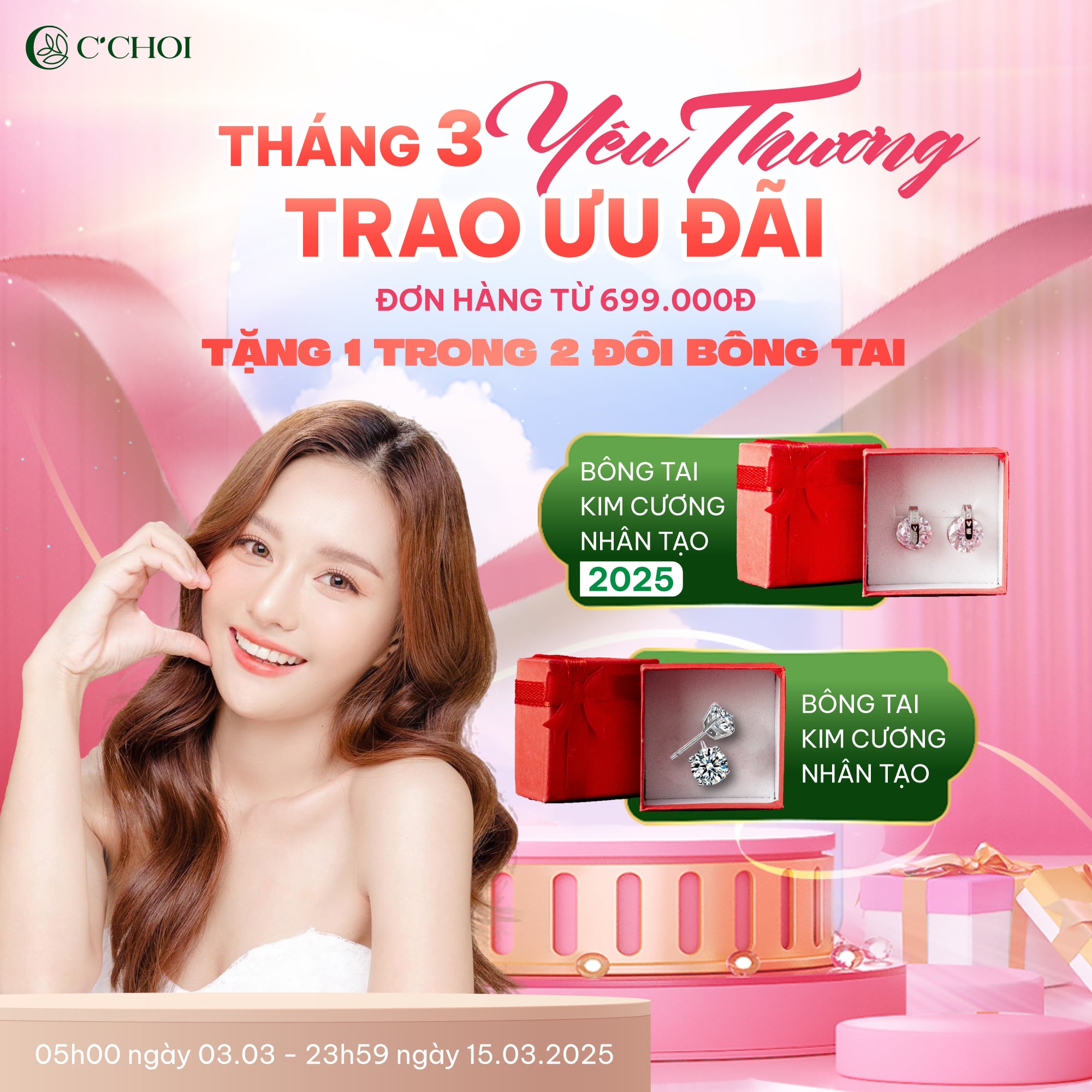 THÁNG 3 YÊU THƯƠNG – RẠNG RỠ THEO CÁCH CỦA RIÊNG BẠN!