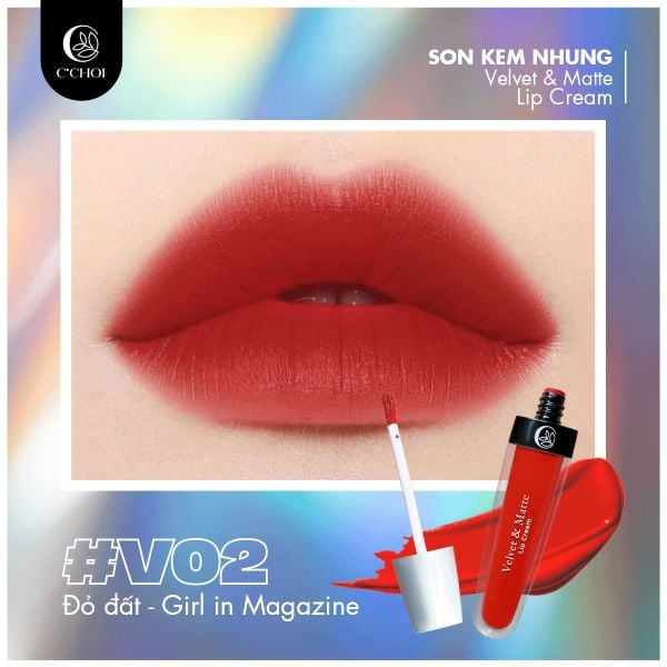 Son Kem Nhung C'Choi - V02 - Đỏ Đất: Girl in Magazine - Cô Nàng Tự Tin, Kiêu Kỳ