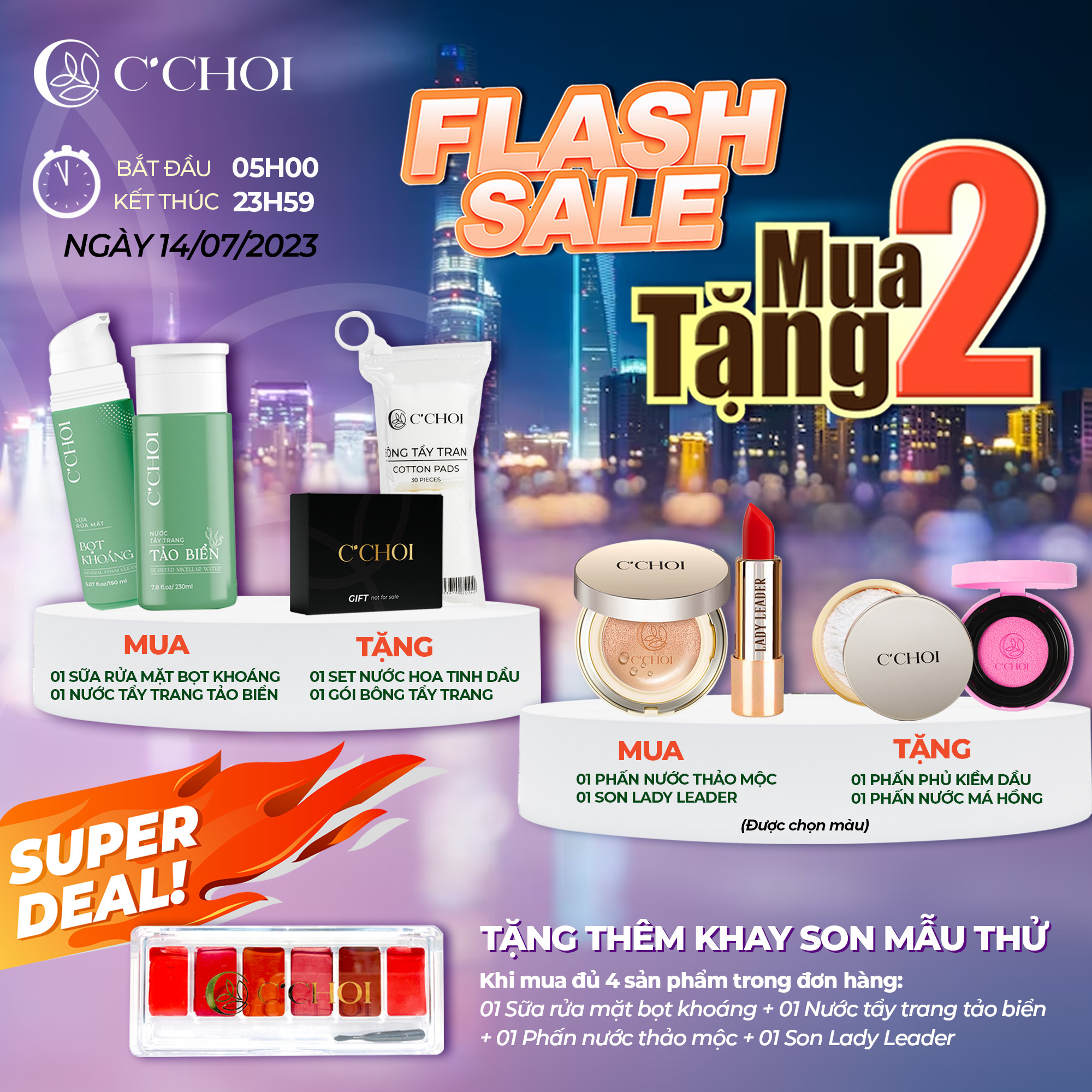 C'CHOI - FLASH SALE SIÊU KHỦNG 
