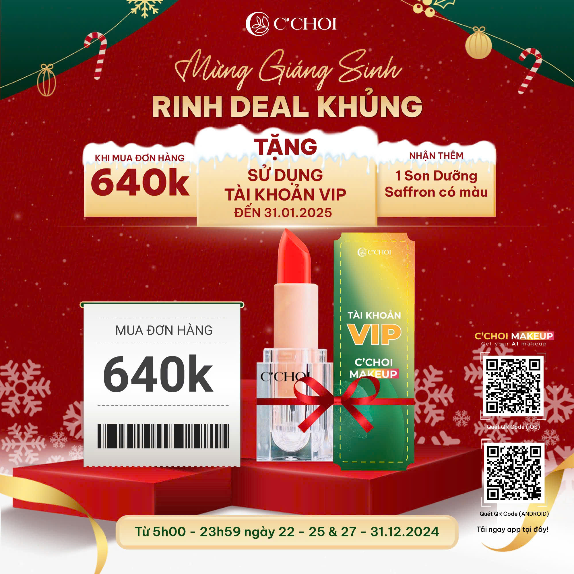 SĂN DEAL THẢ GA CÙNG C'CHOI TRONG THÁNG 12/2024!