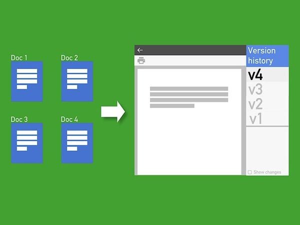 Quản lý các phiên bản tập tin trong Google Docs, Sheets và Slides