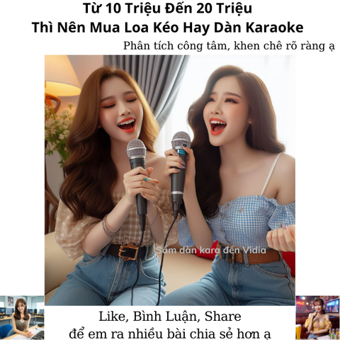 Từ 10 Triệu Đến 20 Triệu Thì Nên Mua Loa Kéo Hay Dàn Karaoke