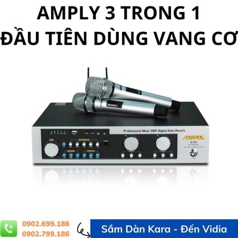 Jarguar K580 – Amply 3 Trong 1 Đầu Tiên Dùng Vang Cơ, Made In Korea, Đỉnh Cao Âm Thanh Gia Đình Cao Cấp