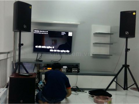 Lắp Dàn Karaoke Kết Hợp Main và Mixer Cho Gia Đình Anh Vũ- Đồng Tháp