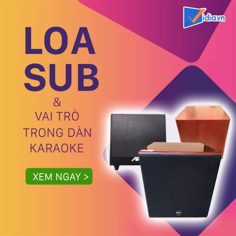 Loa sub là gì và đóng vai trò thế nào trong dàn karaoke?