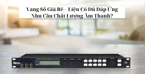 Vang Số Giá Rẻ – Liệu Có Đủ Đáp Ứng Nhu Cầu Chất Lượng Âm Thanh?