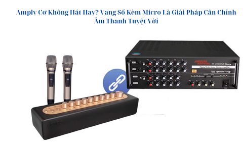 Amply Cơ Không Hát Hay? Vang Số Kèm Micro Là Giải Pháp Cân Chỉnh Âm Thanh Tuyệt Vời