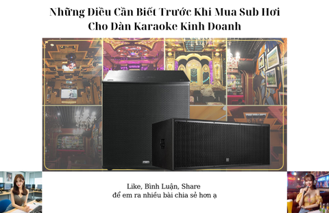 Những Điều Cần Biết Trước Khi Mua Sub Hơi Cho Dàn Karaoke Kinh Doanh