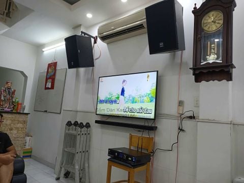Lắp Dàn Karaoke Đơn Giản Thương Hiệu BFAudio Với Amply 3 Trong 1 Và Loa Full Cho Anh Phúc Ở Quận 2