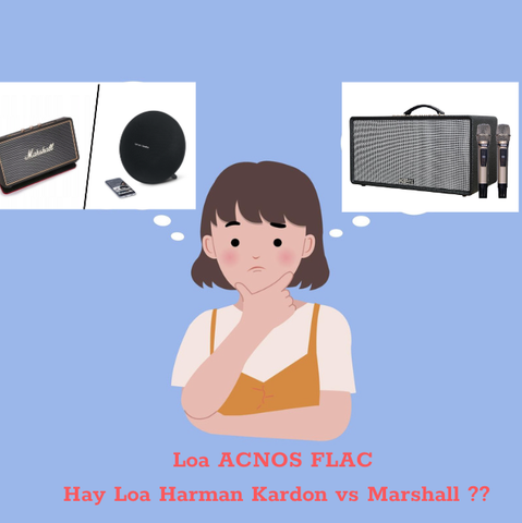 Nên Mua Loa Karaoke ACNOS FLAC Hay Loa Harman Kardon và Marshall ?