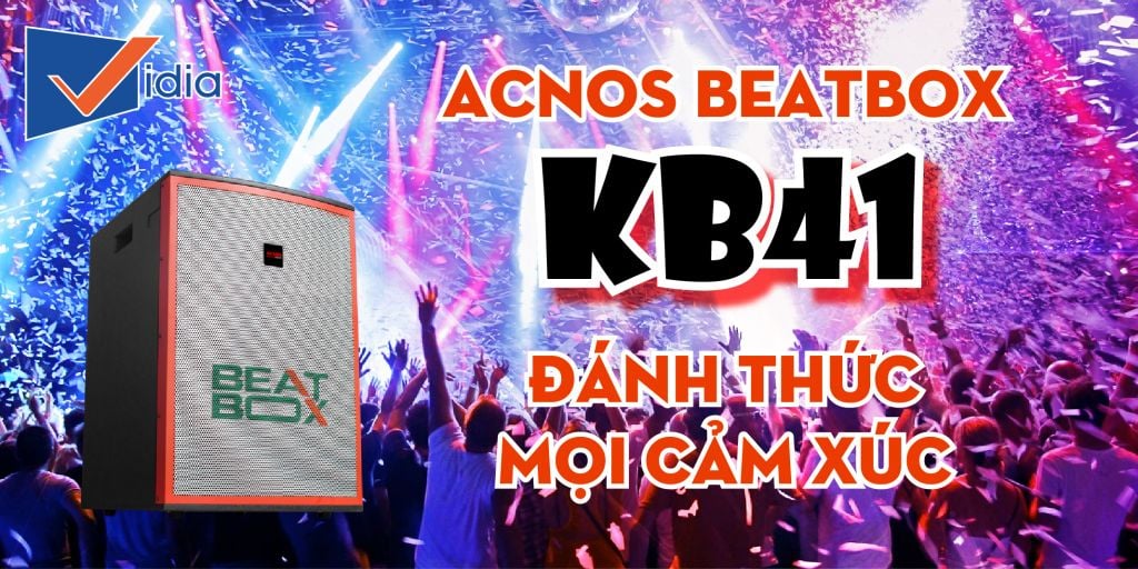 Loa kéo cao cấp - Acnos BEATBOX KB41