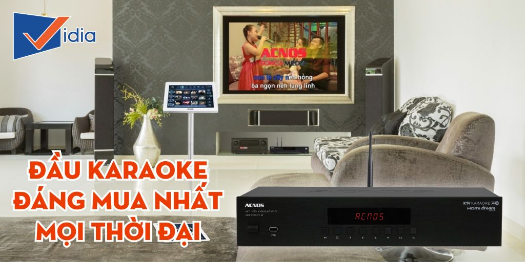 Đầu Karaoke giá rẻ - ACNOS SK8910KTV-W
