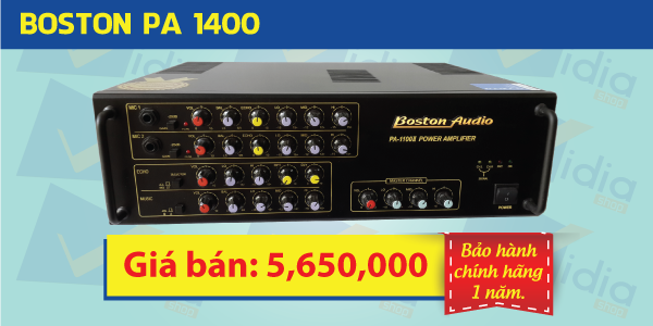 Amply chuyên Karaoke BOSTON PA 1400 