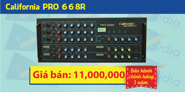 Amply chuyên karaoke California PRO 668R