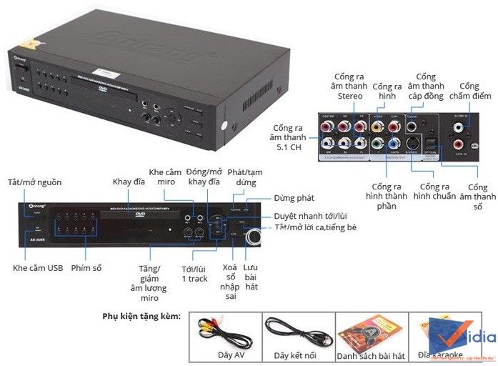 dau karaoke Arirang AR-36NR