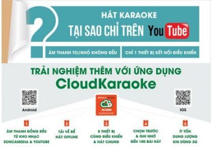 Ứng dụng hát karaoke miễn phí CloudKaraoke