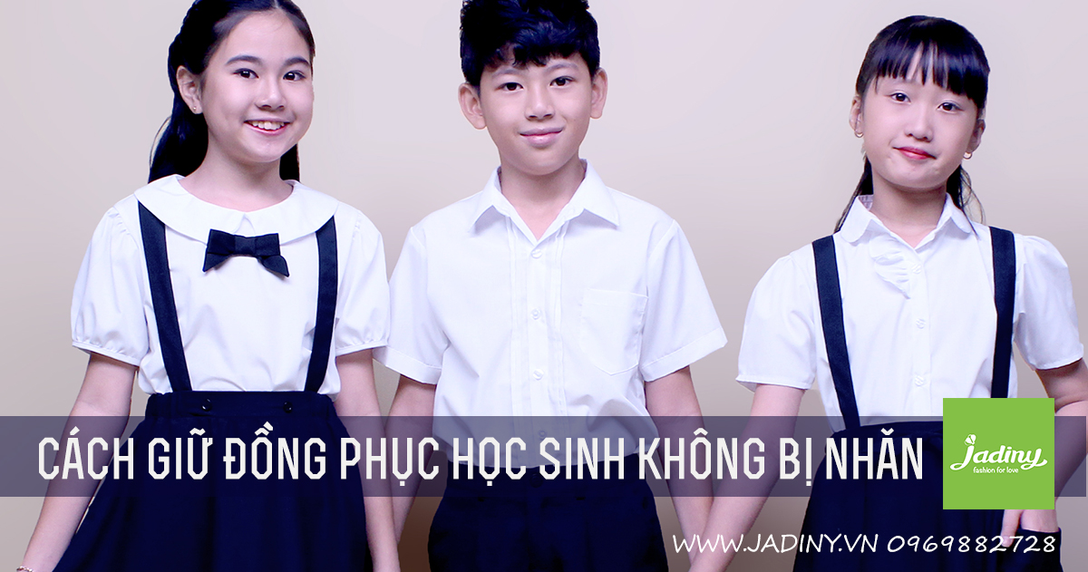 Cách giữ đồng phục học sinh không bị nhăn