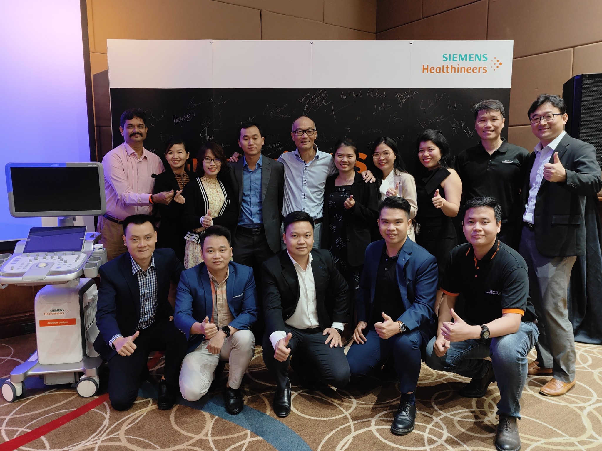 Siemens Healthineers tổ chức tập huấn về sản phẩm máy siêu âm và kỹ năng bán hàng cho sales, apps specialist tại Phuket, Thái Lan