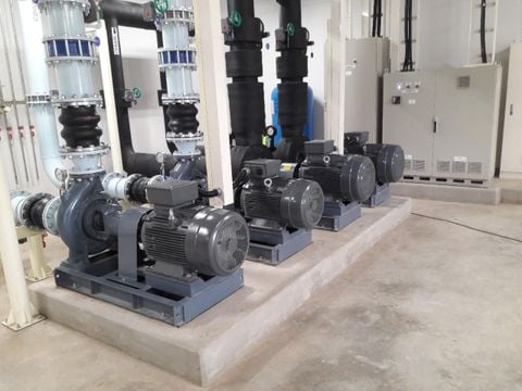 Cấu tạo và nguyên lý hoạt động của máy bơm ly tâm trục rời ebara, Teco