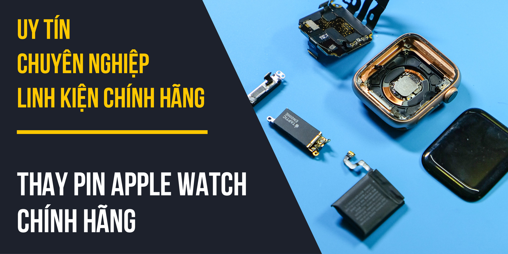 Dịch thay Pin Apple Watch chính hãng tại Biên Hoà và TP. Hồ Chí Minh