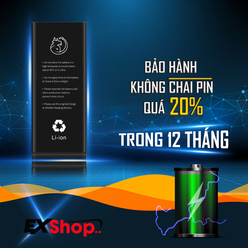 Thay Pin iPhone bảo hành 12 tháng