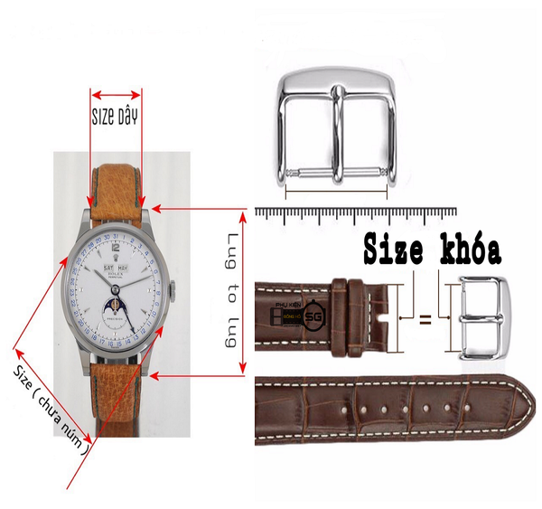 Chọn size đồng hồ đeo tay đơn giản theo mẹo của chuyên gia