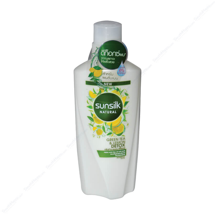 Dầu gội Sunsilk Natural Green Tea Lemon Detox 450ml Thái Lan