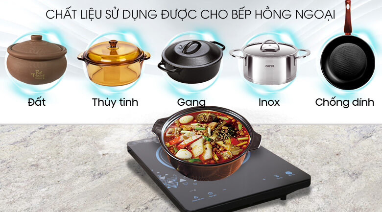 Bếp hồng ngoại Midea MIR-T2018DD 2000W