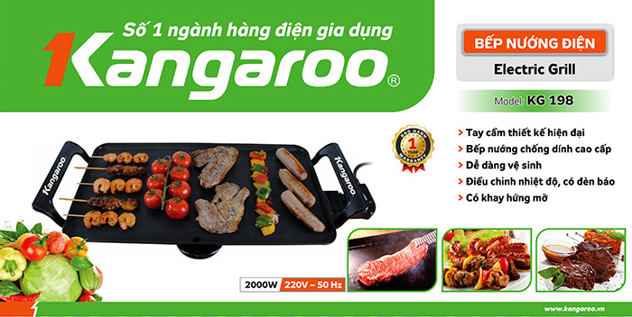 Bếp Nướng Điện Kangaroo KG198M