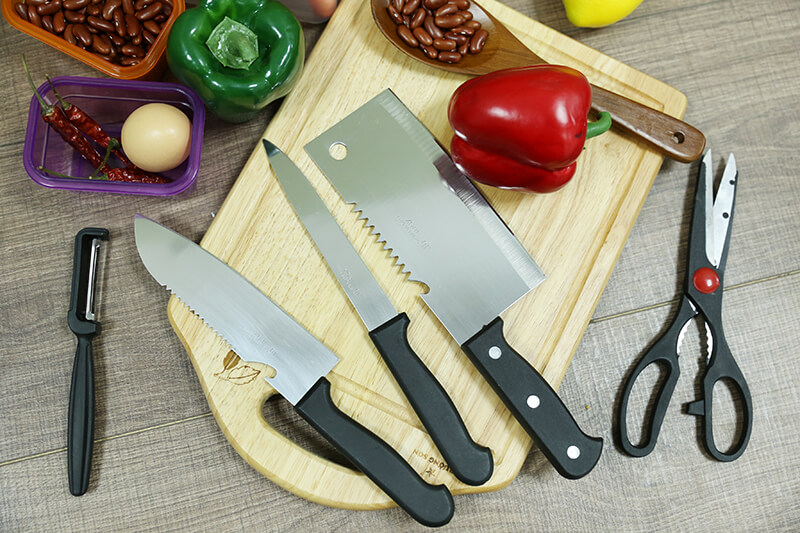 Bộ dao kéo thép không gỉ 5 món JD-BD51