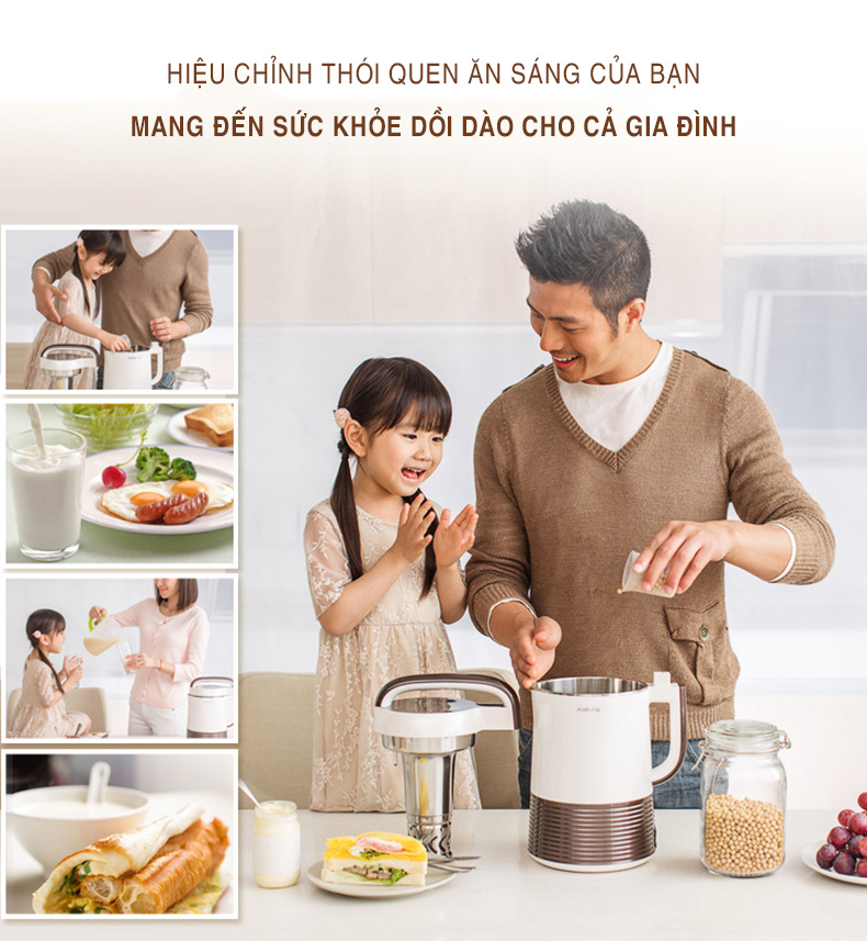 Máy làm sữa đậu nành cao cấp Joyoung DJ13E-Q3