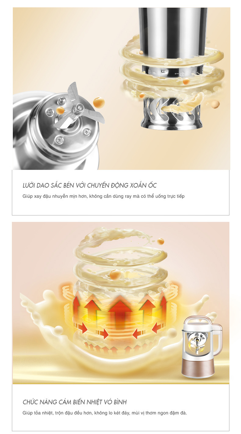Máy làm sữa đậu nành cao cấp Joyoung DJ13E-Q3