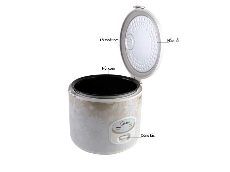 Nồi cơm điện Midea MR-CM18SG 1.8L