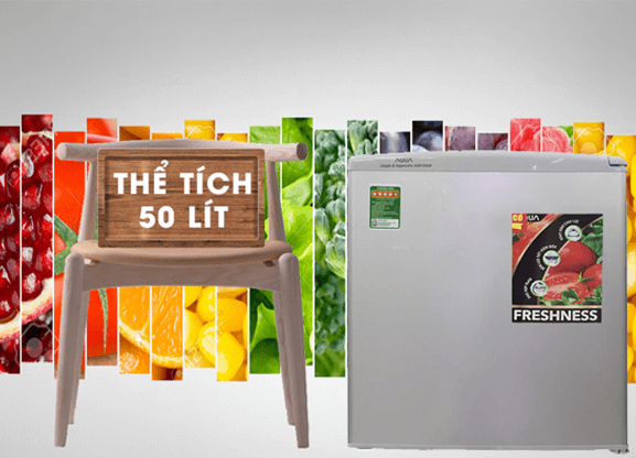 Tủ lạnh Aqua 50L AQR 55ER(SH)