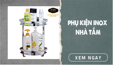 Kệ inox phòng tắm